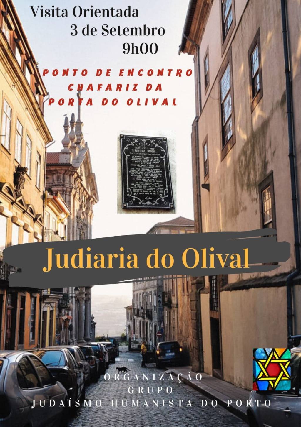 PRÓXIMO SÁBADO – Roteiro Judaico (Porto)